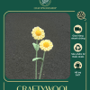 hoa cúc hoạ mi bằng len tại Craftywoolshop